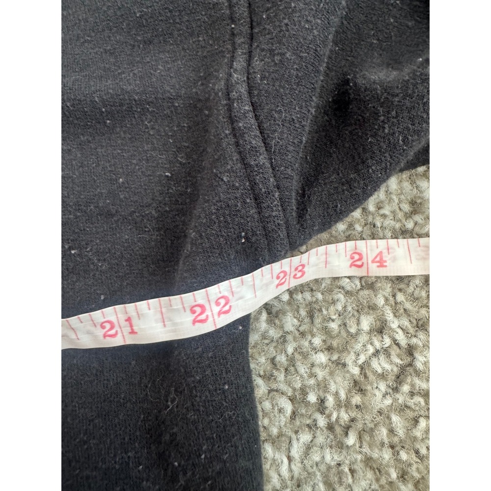 UGG RTW Black Fleece Lined Full Zip Hoodie Jacket Womens Size Medium Cozy Lounge - Picture 7 of 14